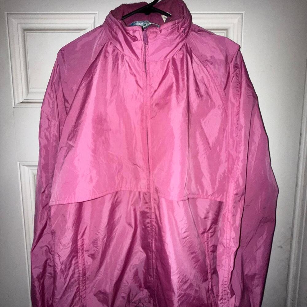 Vintage woolrich teton pink rain
